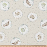 Printed Cotton AELIA Linen / Green